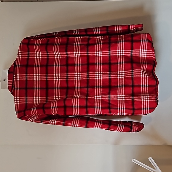 Chaps Flannel Zip Up Shirt - Picture 4 of 7